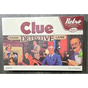 New/Sealed Hasbro Gaming‎ Retro Series Clue 1986 Edition Board Game